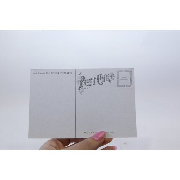 Jolly Christmas to You, Smiling Girl with a Puppy, Rare Postcard, Unused, Color - Picture 2 of 2